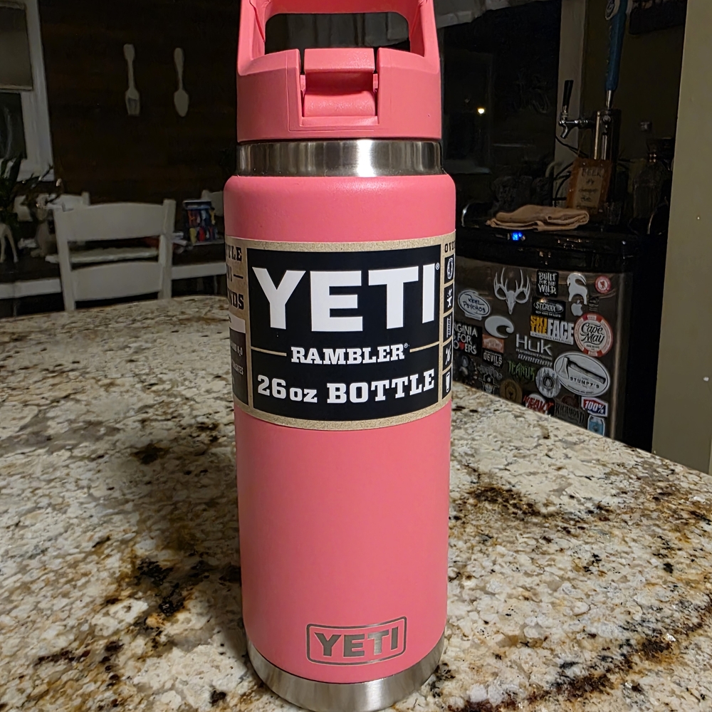 YETI Rambler 26oz Coral Bottle